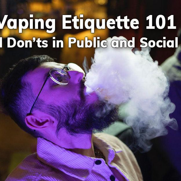 vaping etiquette man public place