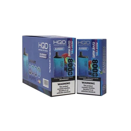 HQD Vape Cuvie Mars 8000 Puffs Disposable Vape 5% Nicotine