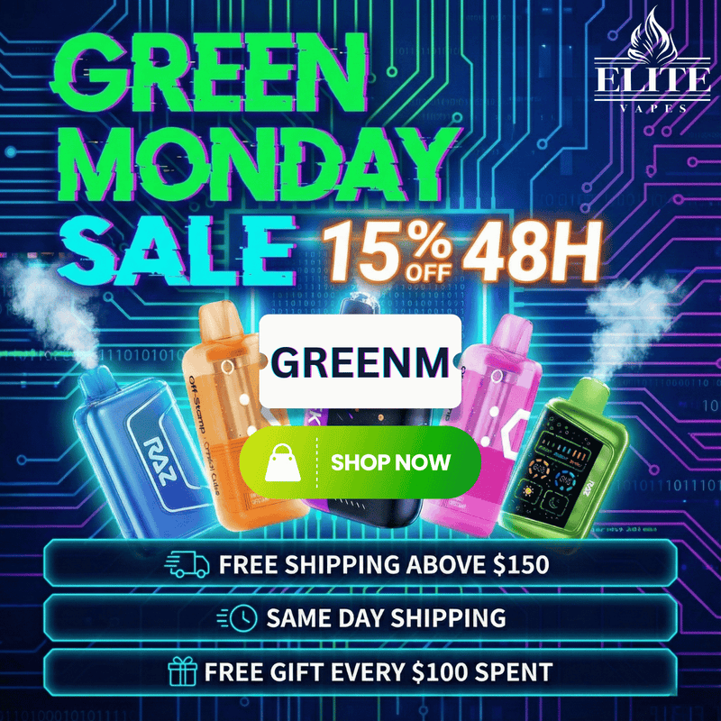 Green Monday 15% Off ELITE 