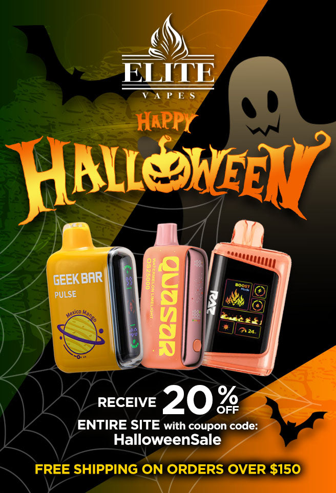 Elite Vapes Halloween Sale Banner