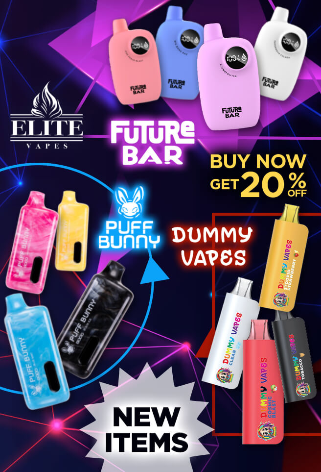 Elite Vapes products banner mobile