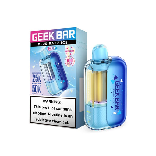 Blue Razz Ice Geek Bar CLR 50K Vape