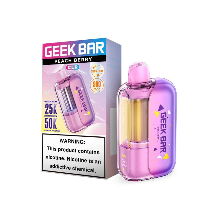 Peach Berry Geek Bar CLR 50K Vape