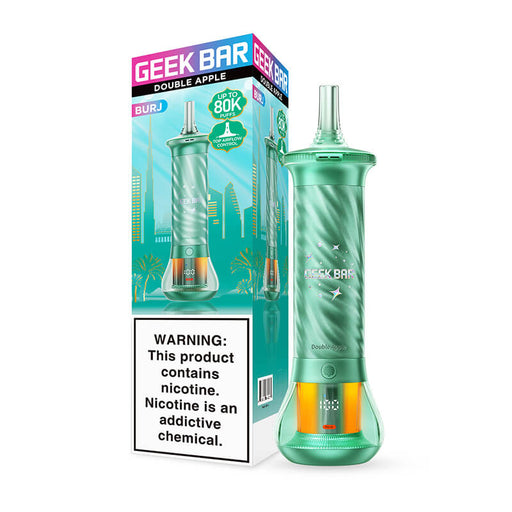 Geek Bar Burj 80K Disposable Hookah Vape - Double Apple