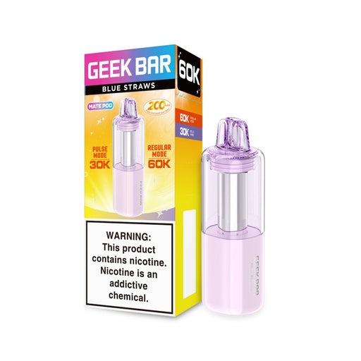 Geek Bar Mate 60000 Disposable Vape Pod - Blue Straws