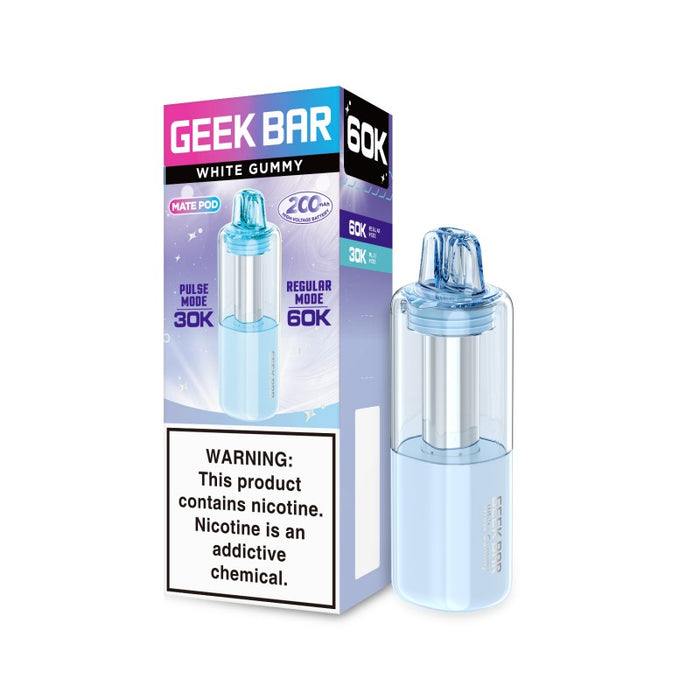 Geek Bar Mate 60000 Disposable Vape Pod - White Gummy
