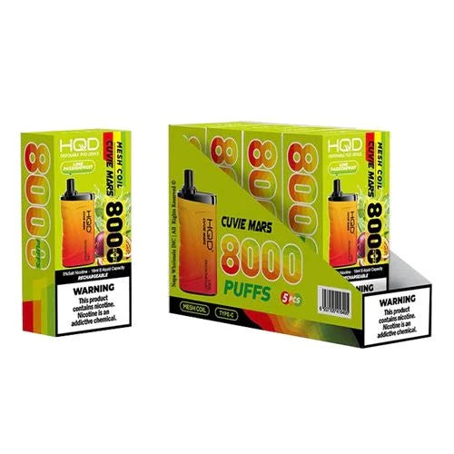 HQD Vape Cuvie Mars 8000 Puffs Disposable Vape 5% Nicotine