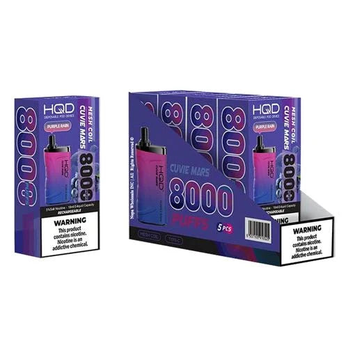 HQD Vape Cuvie Mars 8000 Puffs Disposable Vape 5% Nicotine