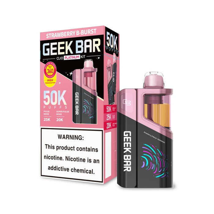 Geek Bar CLIO 50K Kit - Strawberry B-Burst