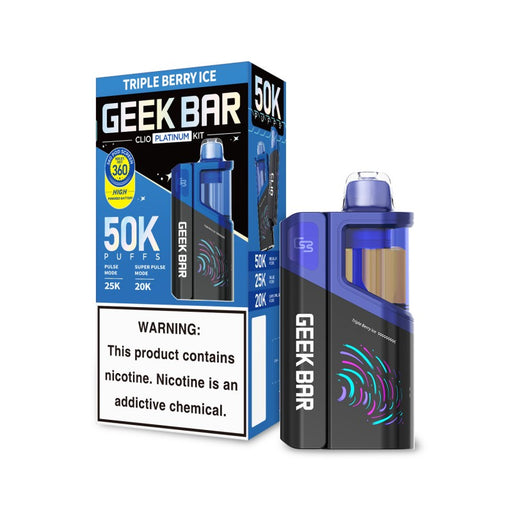 Geek Bar CLIO 50K Kit - Triple Berry Ice