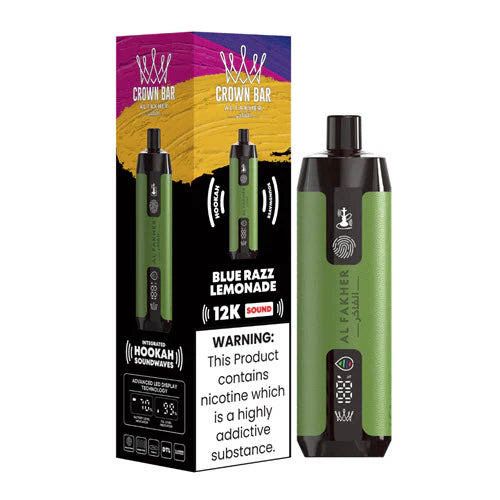 Blue Razz Lemonade Al Fakher Crown Bar 12000 Disposable Vape