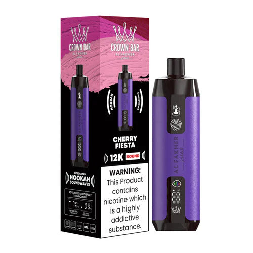 Cherry Fiesta Al Fakher Crown Bar 12000 Disposable Vape