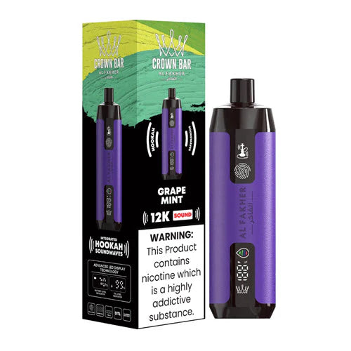 Grape Mint Al Fakher Crown Bar 12000 Disposable Vape