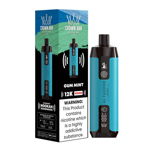 Gum Mint Al Fakher Crown Bar 12000 Disposable Vape