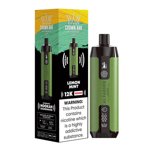 Lemon Mint Al Fakher Crown Bar 12000 Disposable Vape