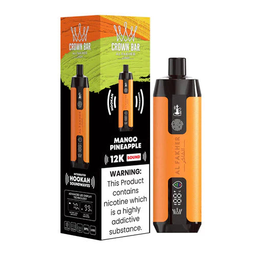 Mango Pineapple Al Fakher Crown Bar 12000 Disposable Vape