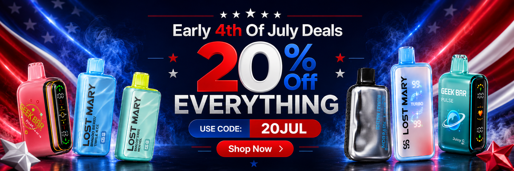 Elite Vapes Early 4th of July Sale 
