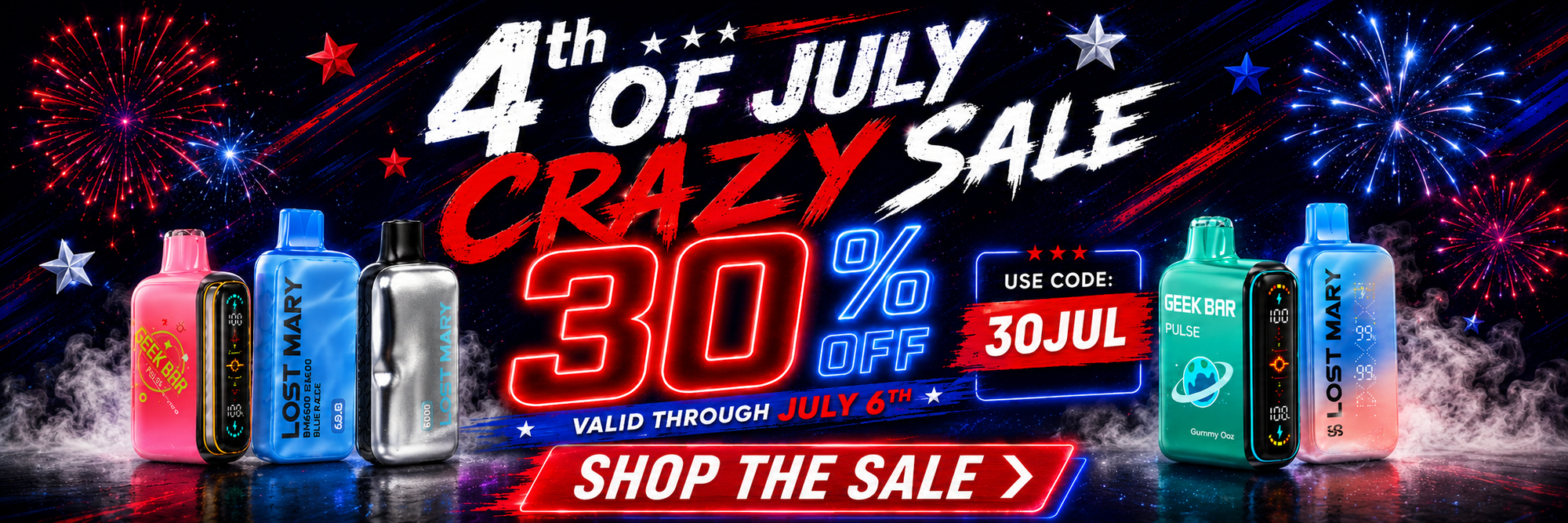 Crazy 4th Of July Sale 
