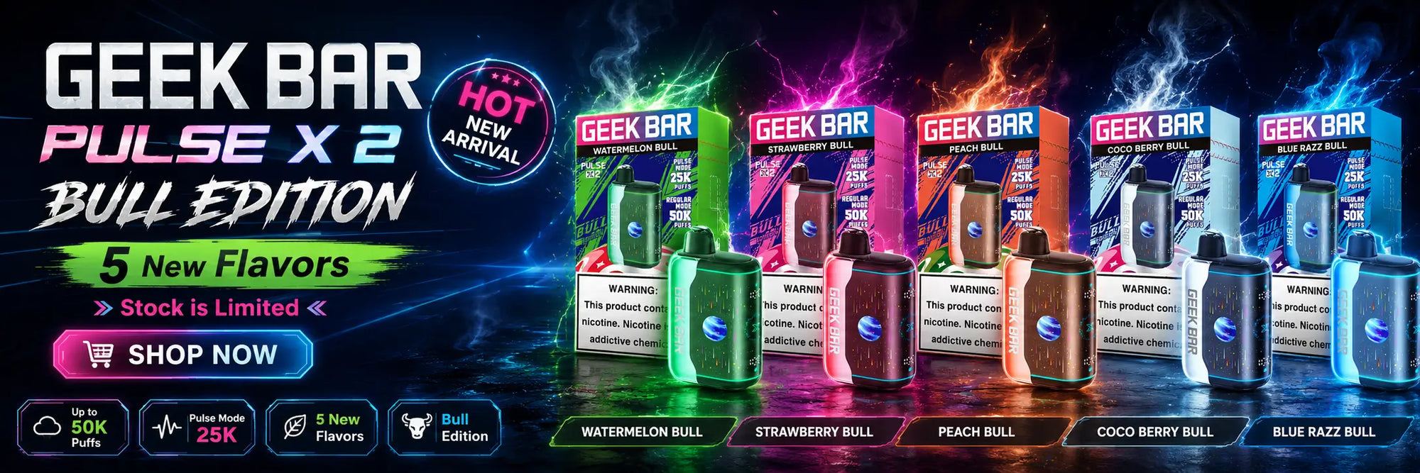 The New Geek Bar X2 Bull Edition