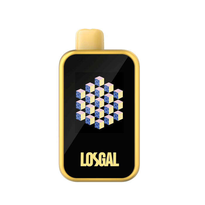 losgal mc25000 grapefruit kiwi strawberry vape geometric edition