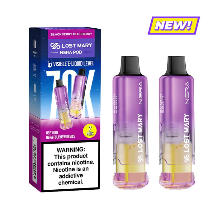 Lost Mary Nera Fullview 70K Pod - Blackberry Blueberry 
